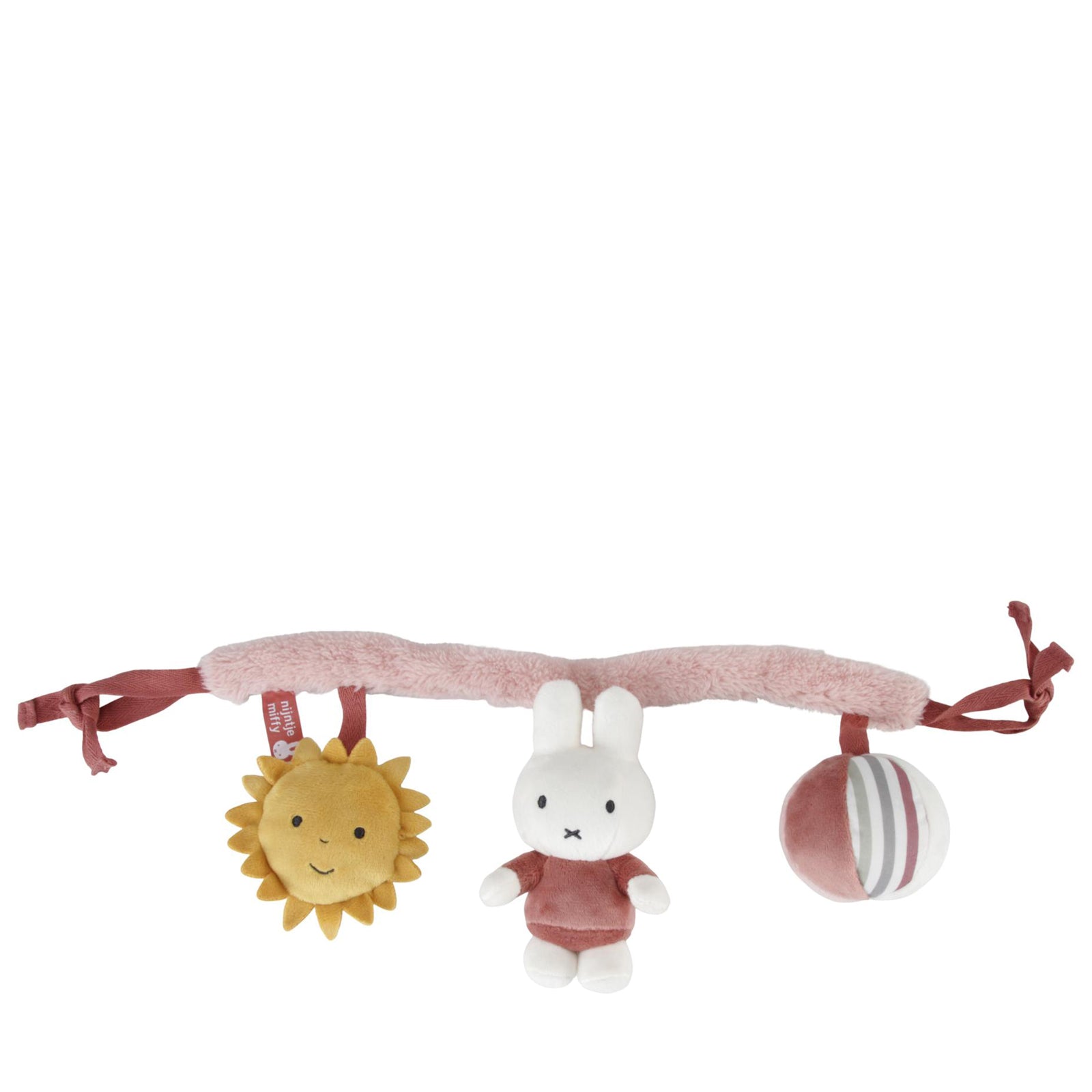 Miffy Car Seat Toy Fluffy Pink