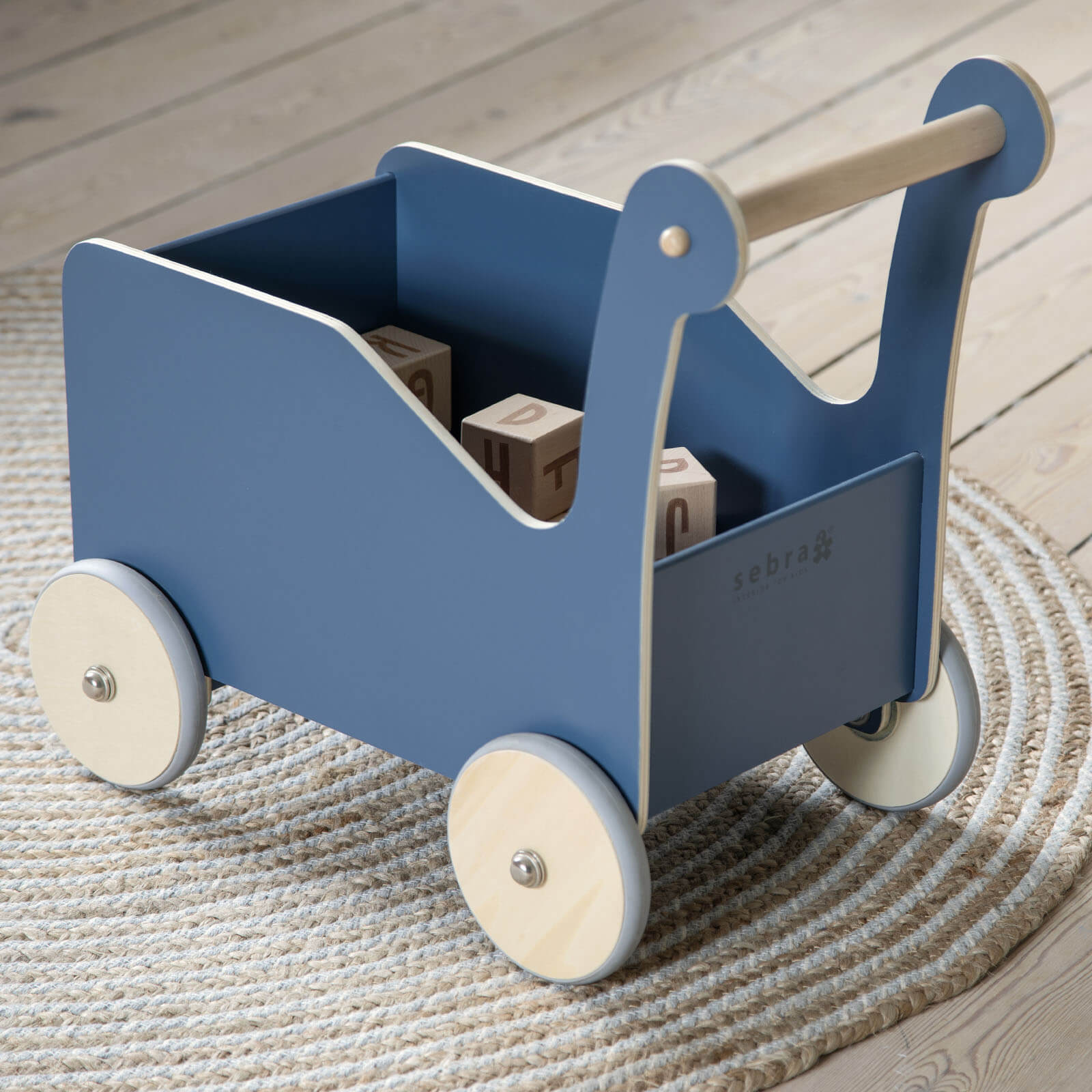 Baby Walker Cart – Nordic Blue